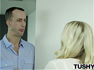 TUSHY Bosses wife Karla Kush very first Time buttfuck With the Office secretary